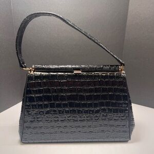 Vintage Faux Crocodile Handbag